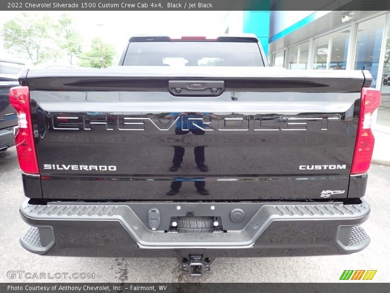 Black / Jet Black 2022 Chevrolet Silverado 1500 Custom Crew Cab 4x4