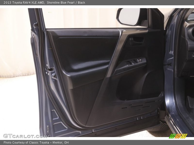 Shoreline Blue Pearl / Black 2013 Toyota RAV4 XLE AWD