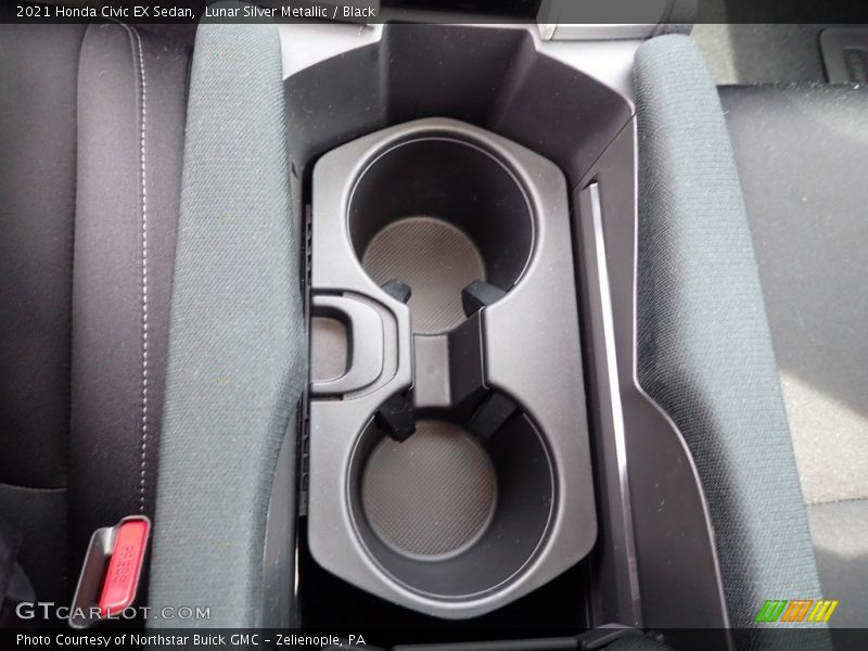 Lunar Silver Metallic / Black 2021 Honda Civic EX Sedan
