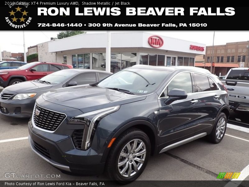 Shadow Metallic / Jet Black 2019 Cadillac XT4 Premium Luxury AWD