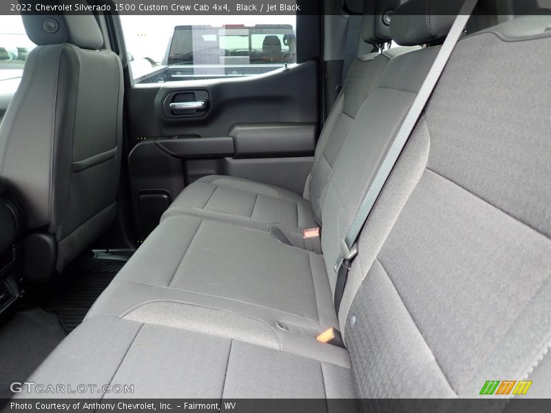 Black / Jet Black 2022 Chevrolet Silverado 1500 Custom Crew Cab 4x4