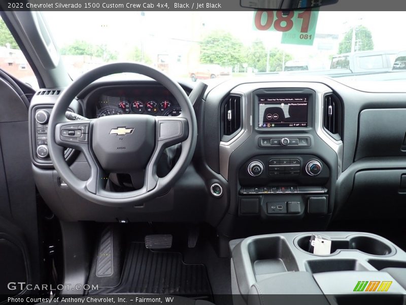 Dashboard of 2022 Silverado 1500 Custom Crew Cab 4x4