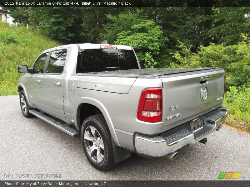 Billett Silver Metallic / Black 2019 Ram 1500 Laramie Crew Cab 4x4