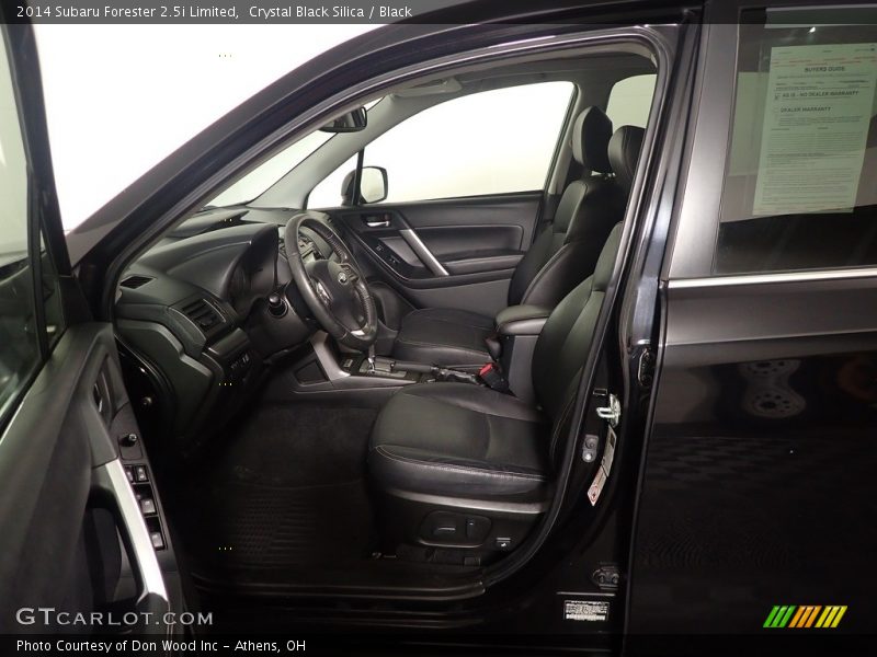 Crystal Black Silica / Black 2014 Subaru Forester 2.5i Limited