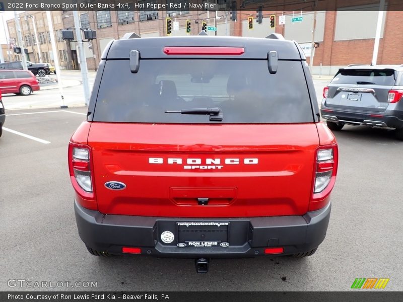 Hot Pepper Red / Navy Pier 2022 Ford Bronco Sport Outer Banks 4x4