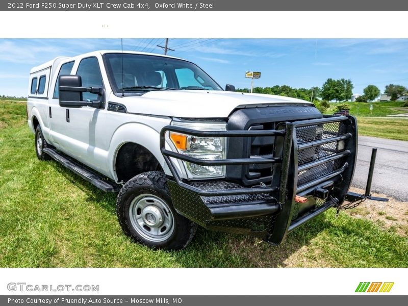 Oxford White / Steel 2012 Ford F250 Super Duty XLT Crew Cab 4x4