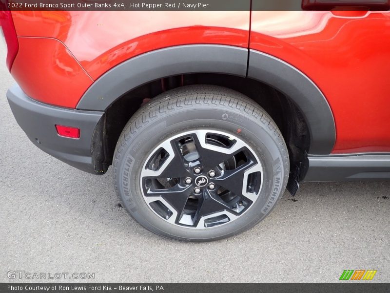 Hot Pepper Red / Navy Pier 2022 Ford Bronco Sport Outer Banks 4x4