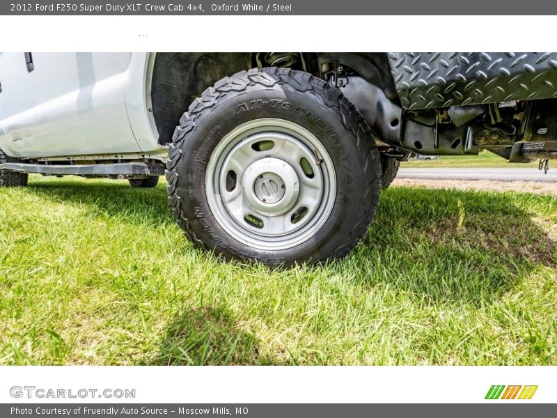 Oxford White / Steel 2012 Ford F250 Super Duty XLT Crew Cab 4x4