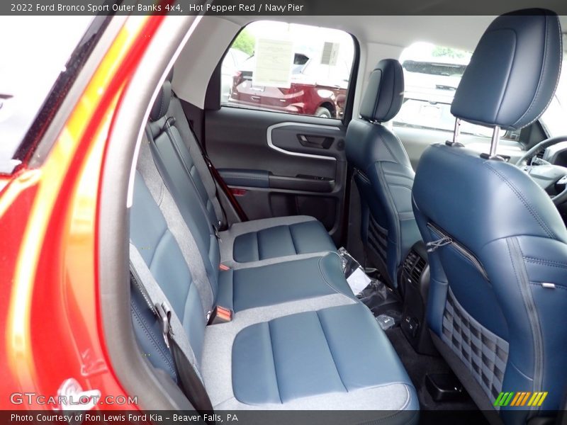 Rear Seat of 2022 Bronco Sport Outer Banks 4x4