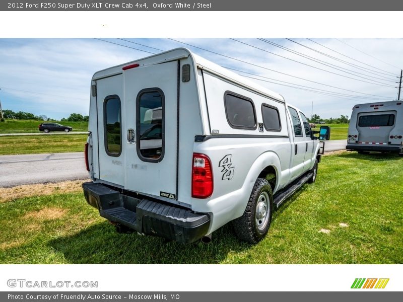 Oxford White / Steel 2012 Ford F250 Super Duty XLT Crew Cab 4x4