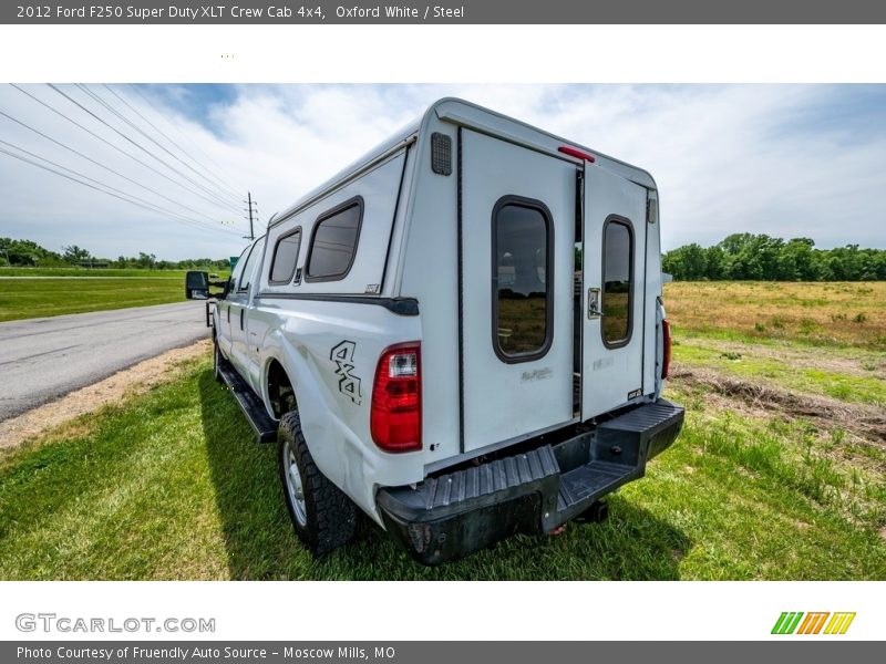 Oxford White / Steel 2012 Ford F250 Super Duty XLT Crew Cab 4x4
