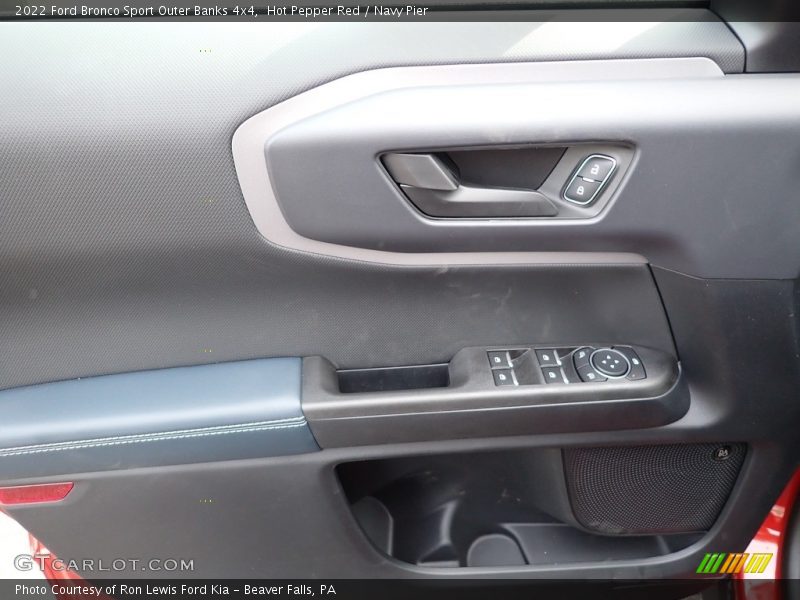 Hot Pepper Red / Navy Pier 2022 Ford Bronco Sport Outer Banks 4x4