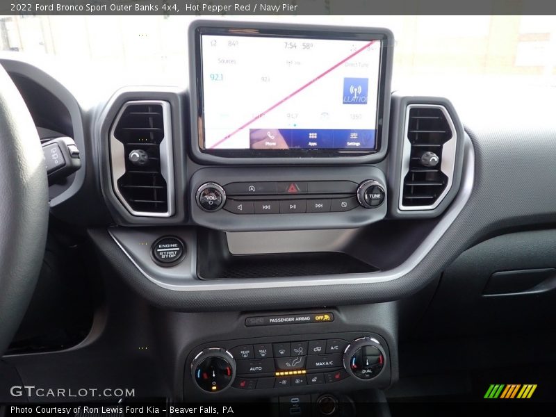 Hot Pepper Red / Navy Pier 2022 Ford Bronco Sport Outer Banks 4x4