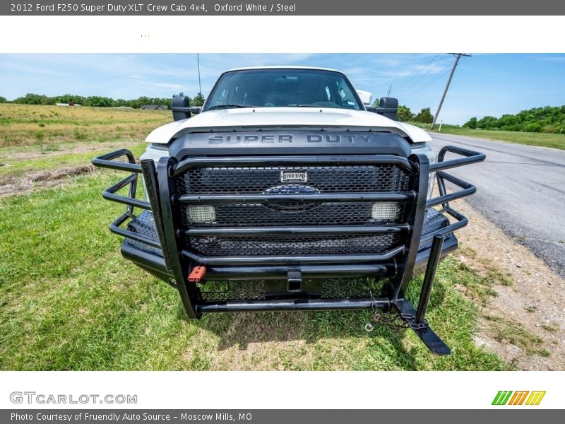 Oxford White / Steel 2012 Ford F250 Super Duty XLT Crew Cab 4x4