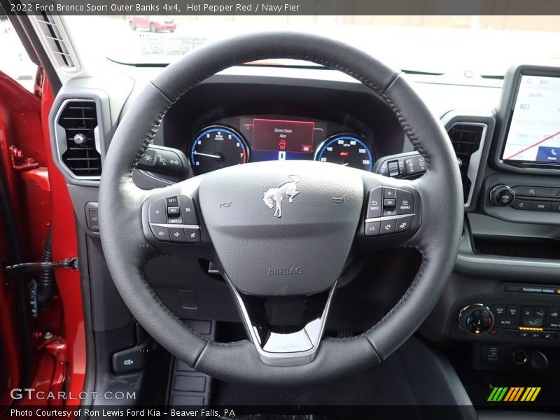  2022 Bronco Sport Outer Banks 4x4 Steering Wheel