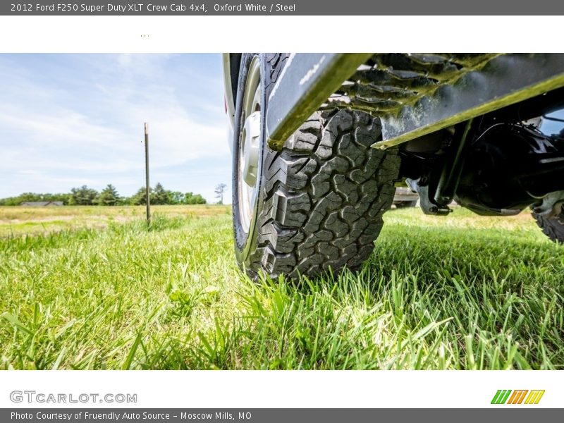 Oxford White / Steel 2012 Ford F250 Super Duty XLT Crew Cab 4x4