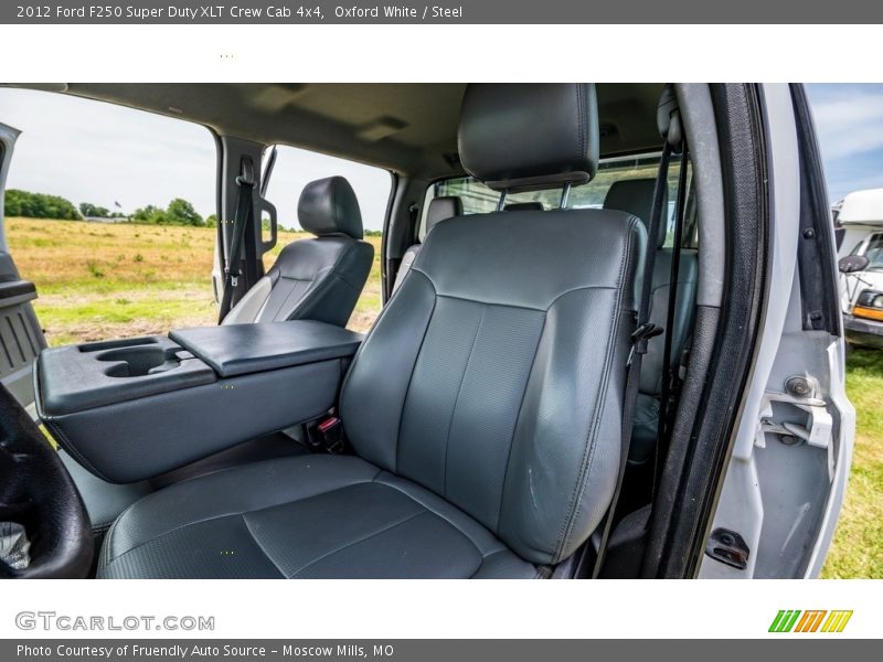 Oxford White / Steel 2012 Ford F250 Super Duty XLT Crew Cab 4x4