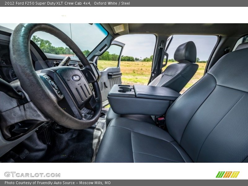 Oxford White / Steel 2012 Ford F250 Super Duty XLT Crew Cab 4x4