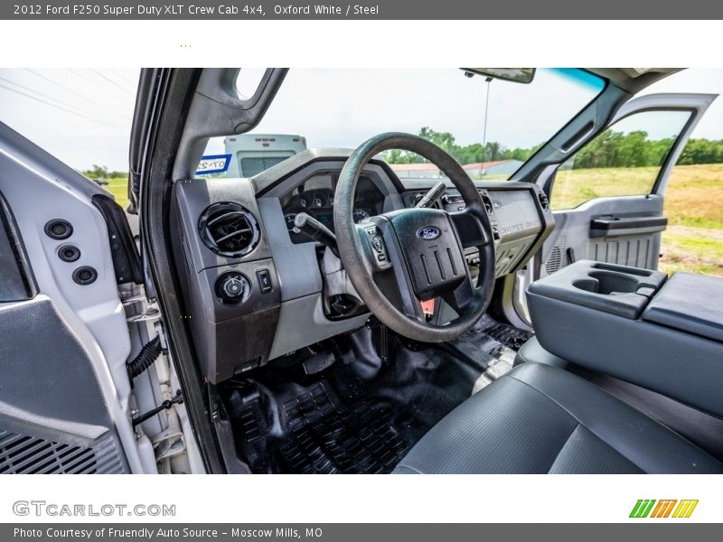 Oxford White / Steel 2012 Ford F250 Super Duty XLT Crew Cab 4x4
