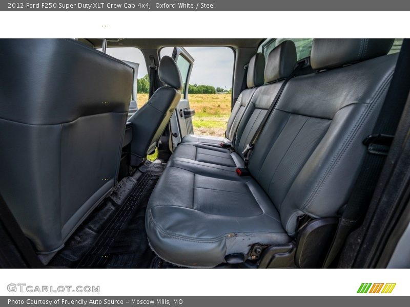 Oxford White / Steel 2012 Ford F250 Super Duty XLT Crew Cab 4x4