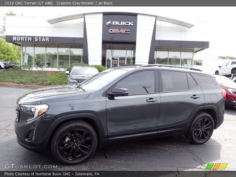 Graphite Gray Metallic / Jet Black 2019 GMC Terrain SLT AWD