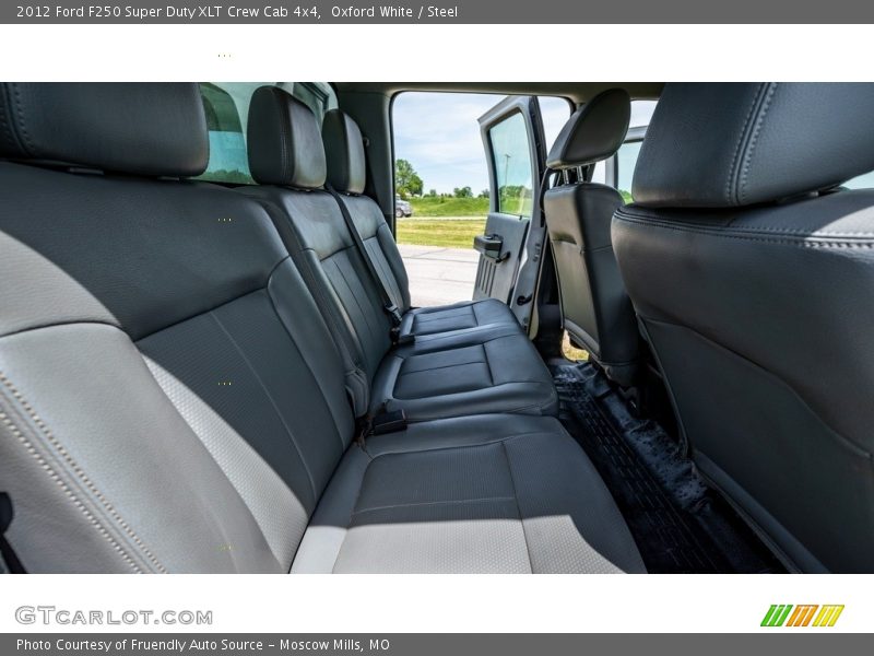 Oxford White / Steel 2012 Ford F250 Super Duty XLT Crew Cab 4x4