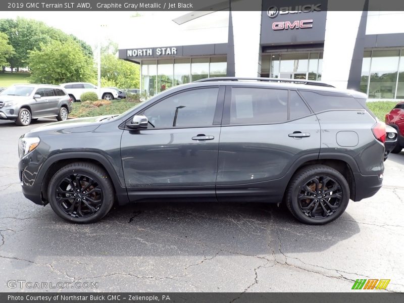 Graphite Gray Metallic / Jet Black 2019 GMC Terrain SLT AWD