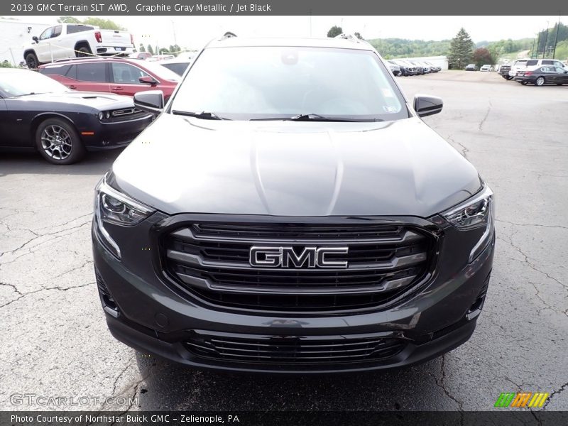 Graphite Gray Metallic / Jet Black 2019 GMC Terrain SLT AWD