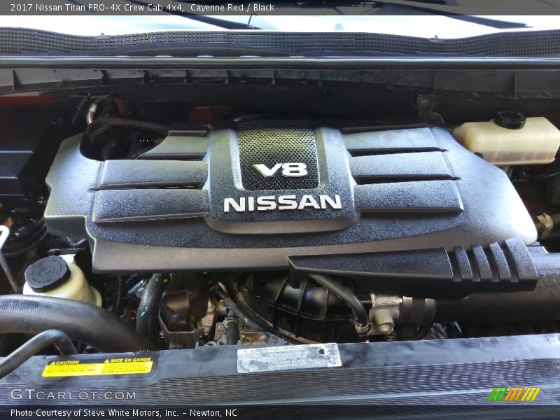 Cayenne Red / Black 2017 Nissan Titan PRO-4X Crew Cab 4x4