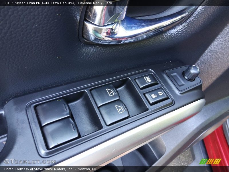 Cayenne Red / Black 2017 Nissan Titan PRO-4X Crew Cab 4x4