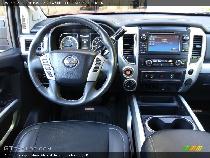Cayenne Red / Black 2017 Nissan Titan PRO-4X Crew Cab 4x4