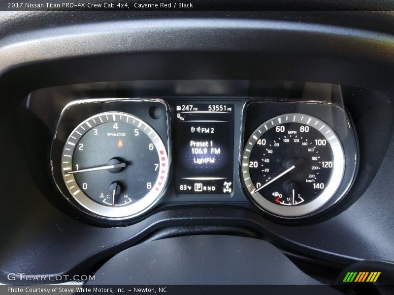  2017 Titan PRO-4X Crew Cab 4x4 PRO-4X Crew Cab 4x4 Gauges