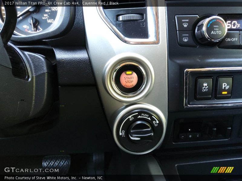 Cayenne Red / Black 2017 Nissan Titan PRO-4X Crew Cab 4x4