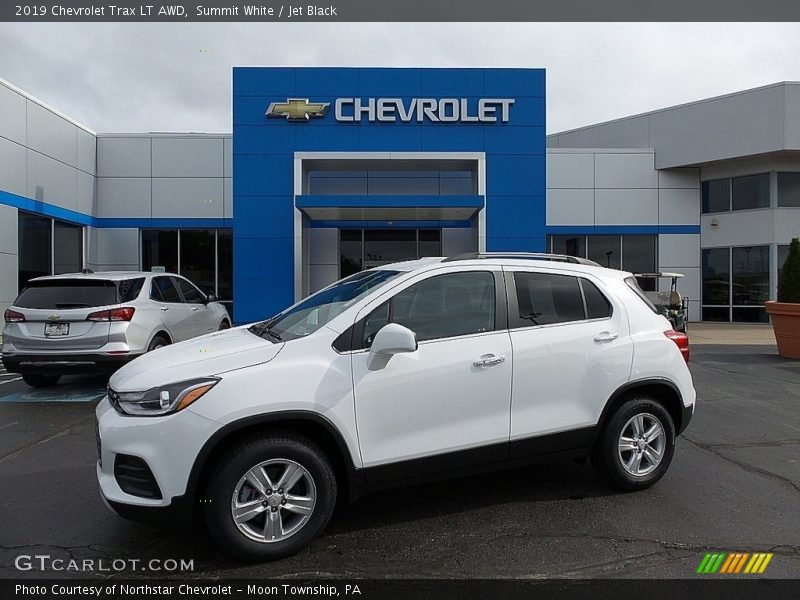 Summit White / Jet Black 2019 Chevrolet Trax LT AWD