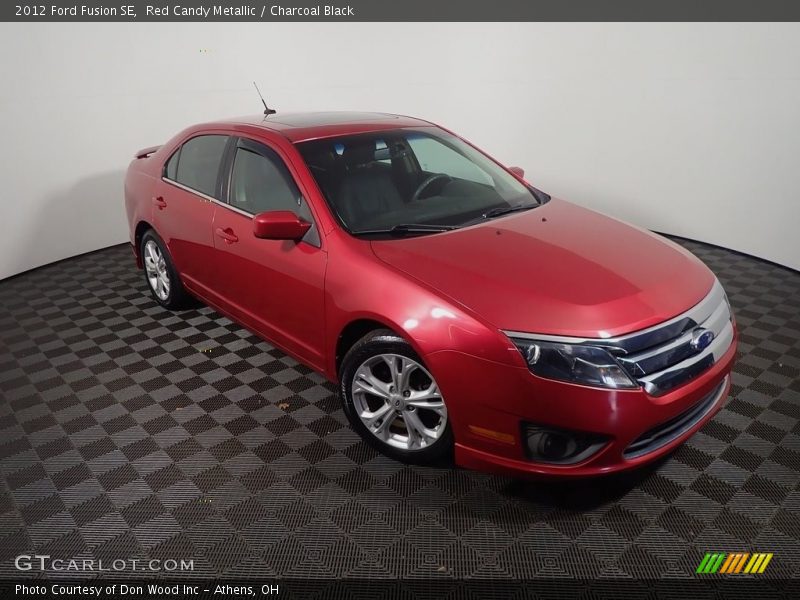 Red Candy Metallic / Charcoal Black 2012 Ford Fusion SE