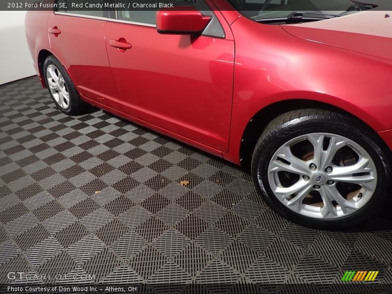 Red Candy Metallic / Charcoal Black 2012 Ford Fusion SE