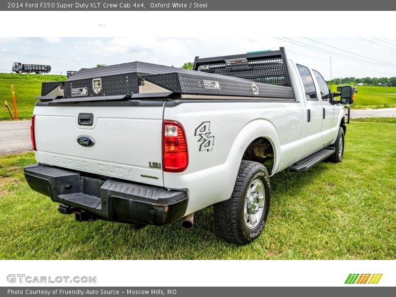 Oxford White / Steel 2014 Ford F350 Super Duty XLT Crew Cab 4x4
