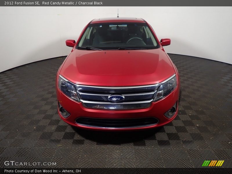 Red Candy Metallic / Charcoal Black 2012 Ford Fusion SE