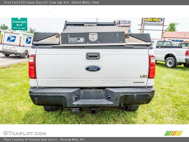 Oxford White / Steel 2014 Ford F350 Super Duty XLT Crew Cab 4x4