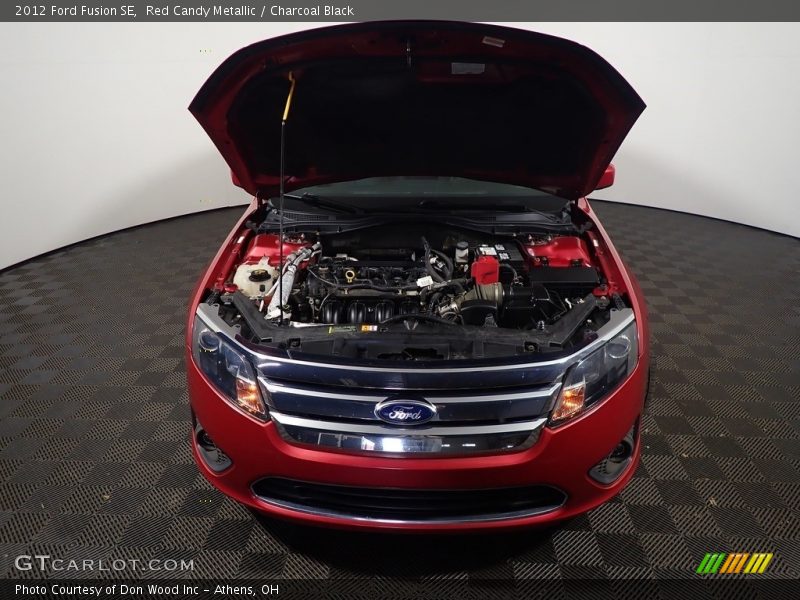 Red Candy Metallic / Charcoal Black 2012 Ford Fusion SE
