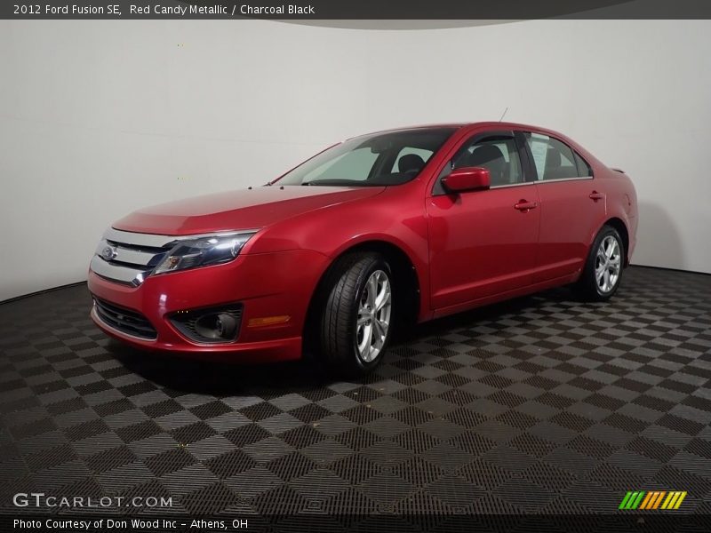 Red Candy Metallic / Charcoal Black 2012 Ford Fusion SE