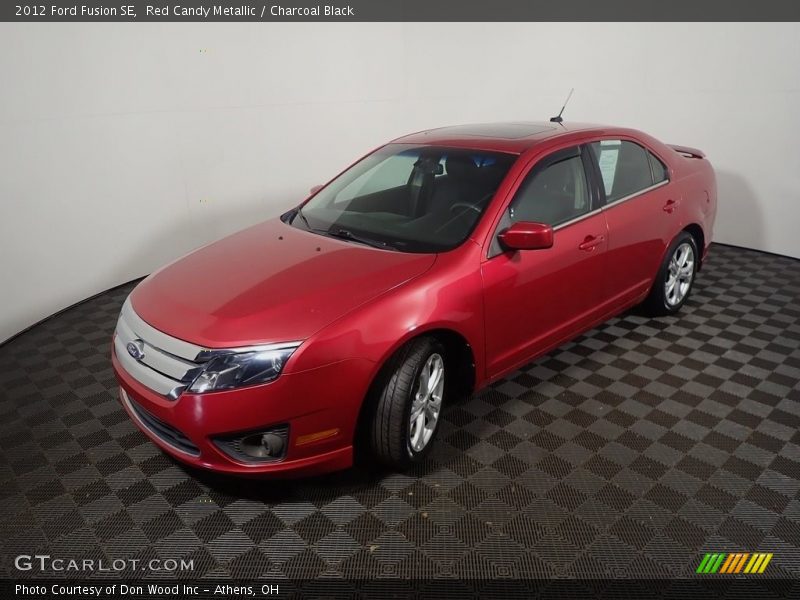 Red Candy Metallic / Charcoal Black 2012 Ford Fusion SE