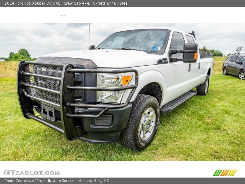 Oxford White / Steel 2014 Ford F350 Super Duty XLT Crew Cab 4x4