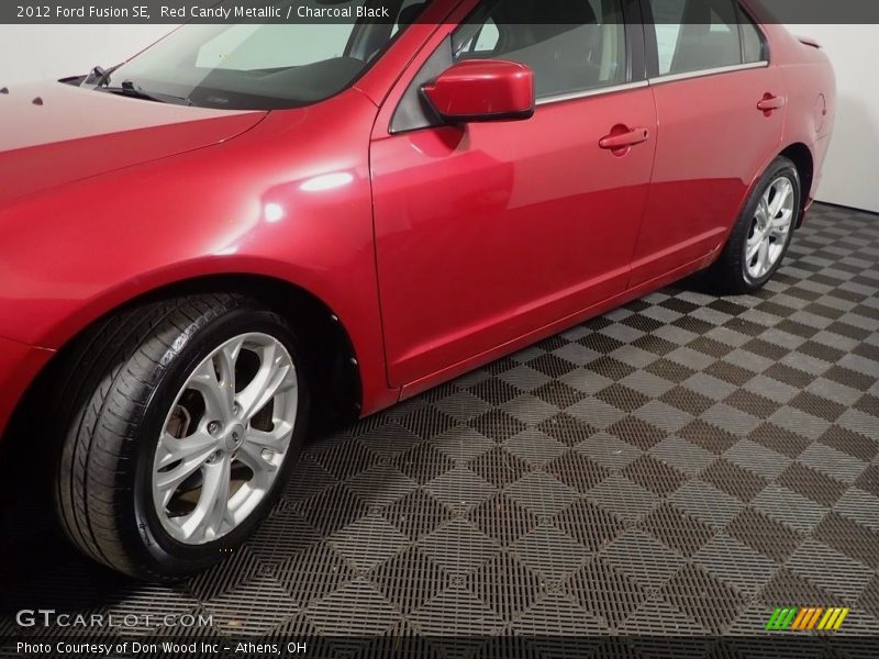 Red Candy Metallic / Charcoal Black 2012 Ford Fusion SE