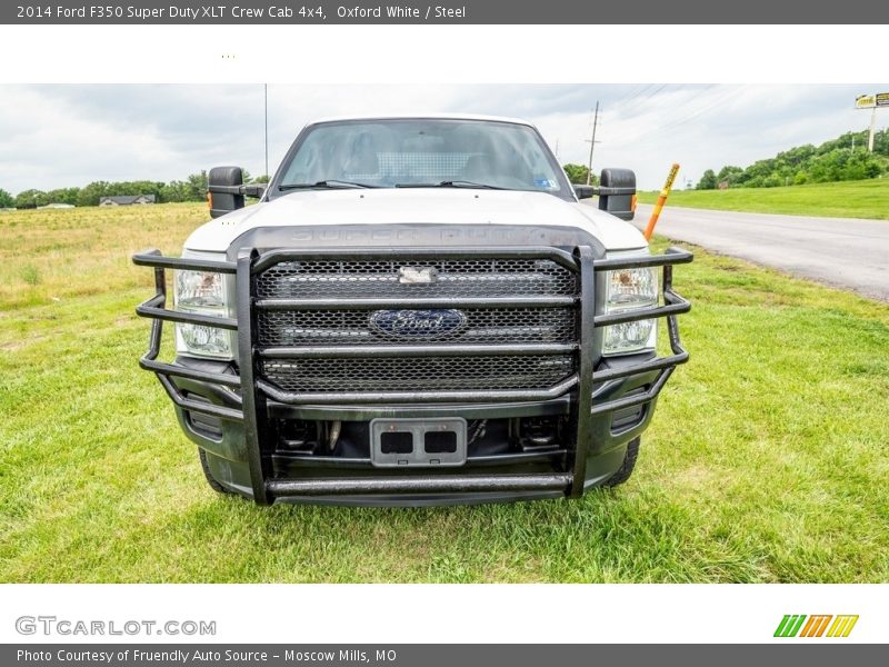 Oxford White / Steel 2014 Ford F350 Super Duty XLT Crew Cab 4x4