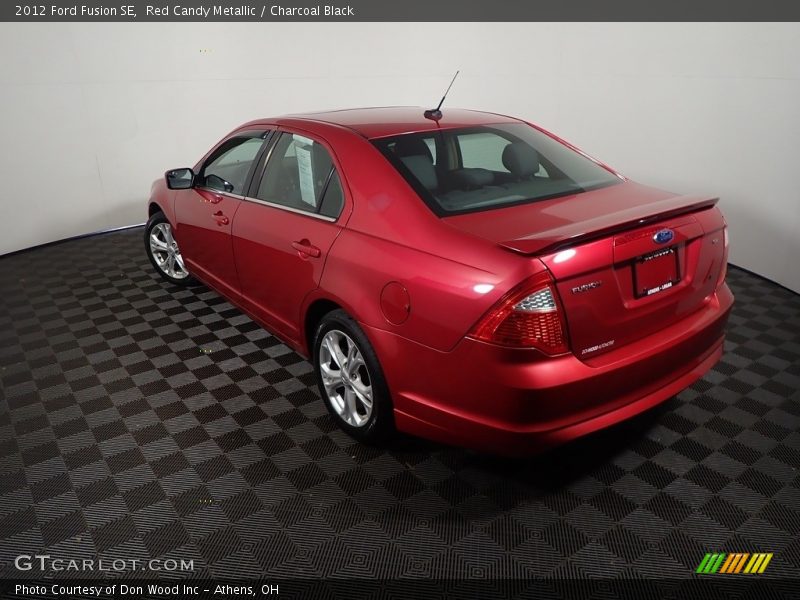 Red Candy Metallic / Charcoal Black 2012 Ford Fusion SE