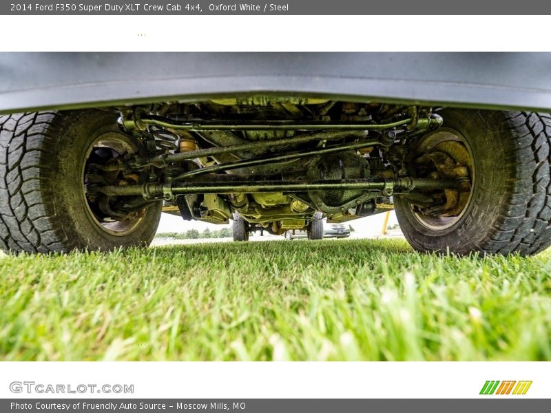 Undercarriage of 2014 F350 Super Duty XLT Crew Cab 4x4