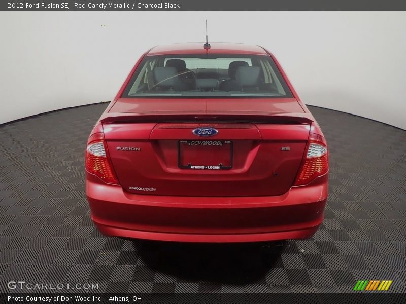 Red Candy Metallic / Charcoal Black 2012 Ford Fusion SE