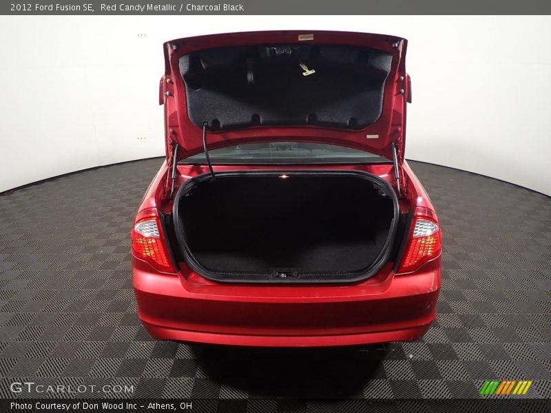 Red Candy Metallic / Charcoal Black 2012 Ford Fusion SE
