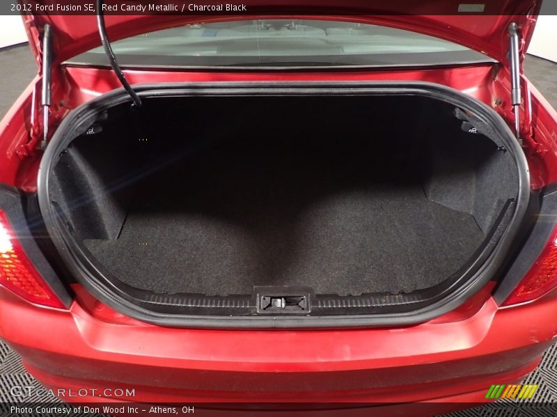 Red Candy Metallic / Charcoal Black 2012 Ford Fusion SE